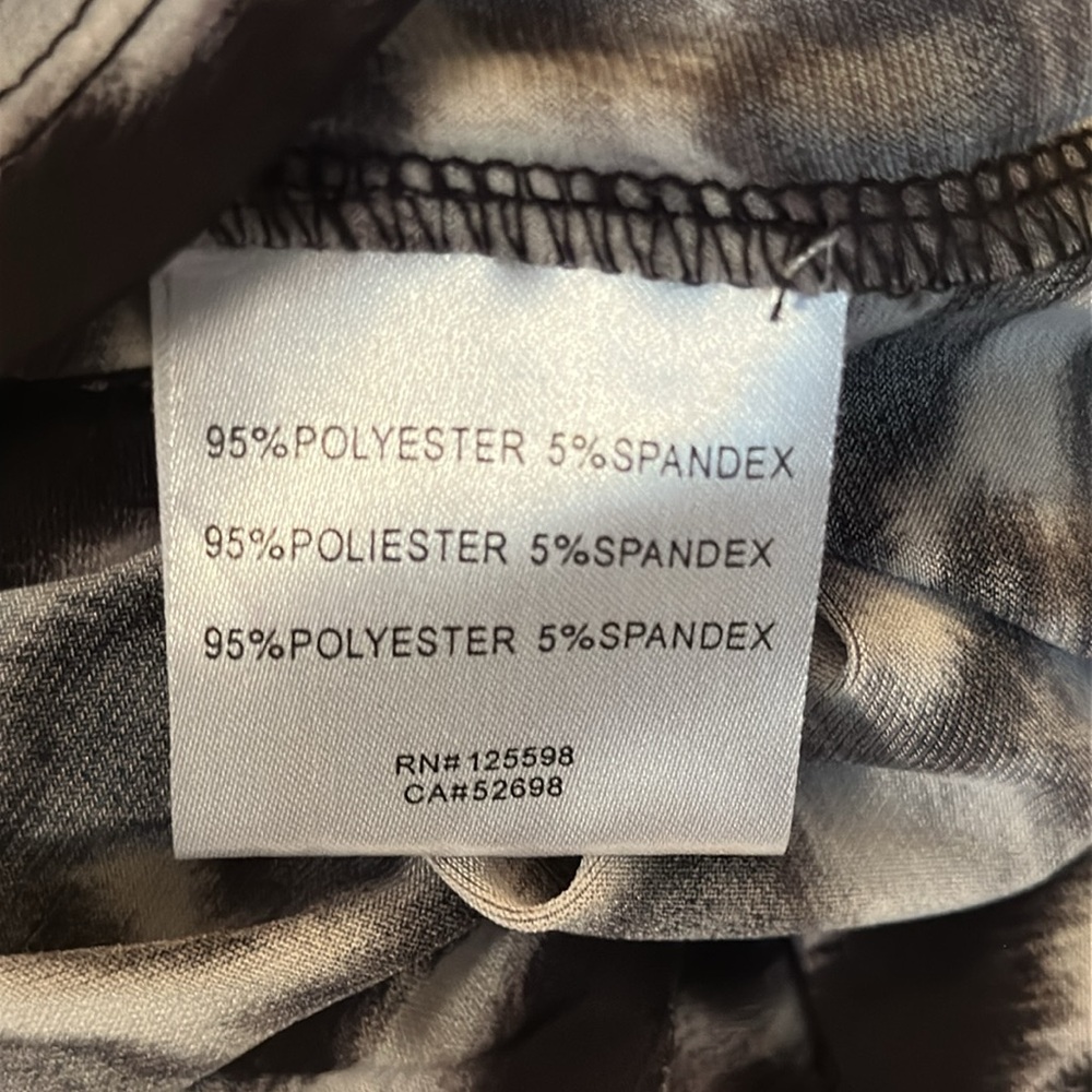 Leopard Print Faux Wrap Top - Picture 12 of 13